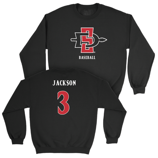 SDSU Baseball Black Mark Crew - Jake Jackson | #3