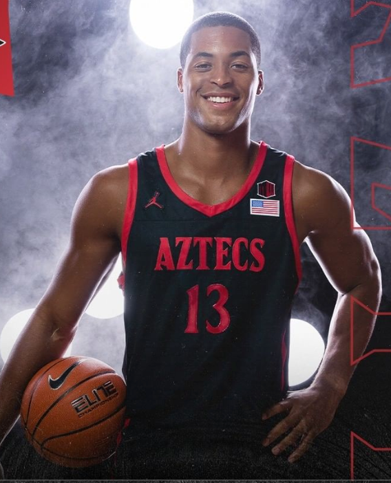 San Diego State Aztecs basketball throwback jersey
