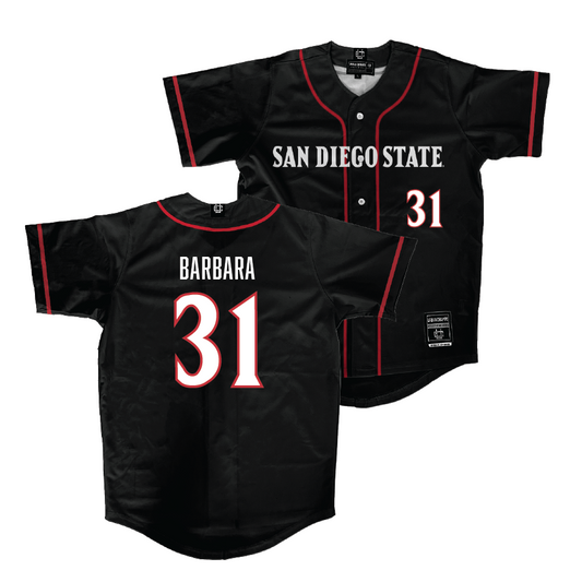 SDSU Softball Black Jersey - Mac Barbara | #31