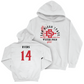 SDSU Water Polo White State Hoodie - Sammi Byers #14