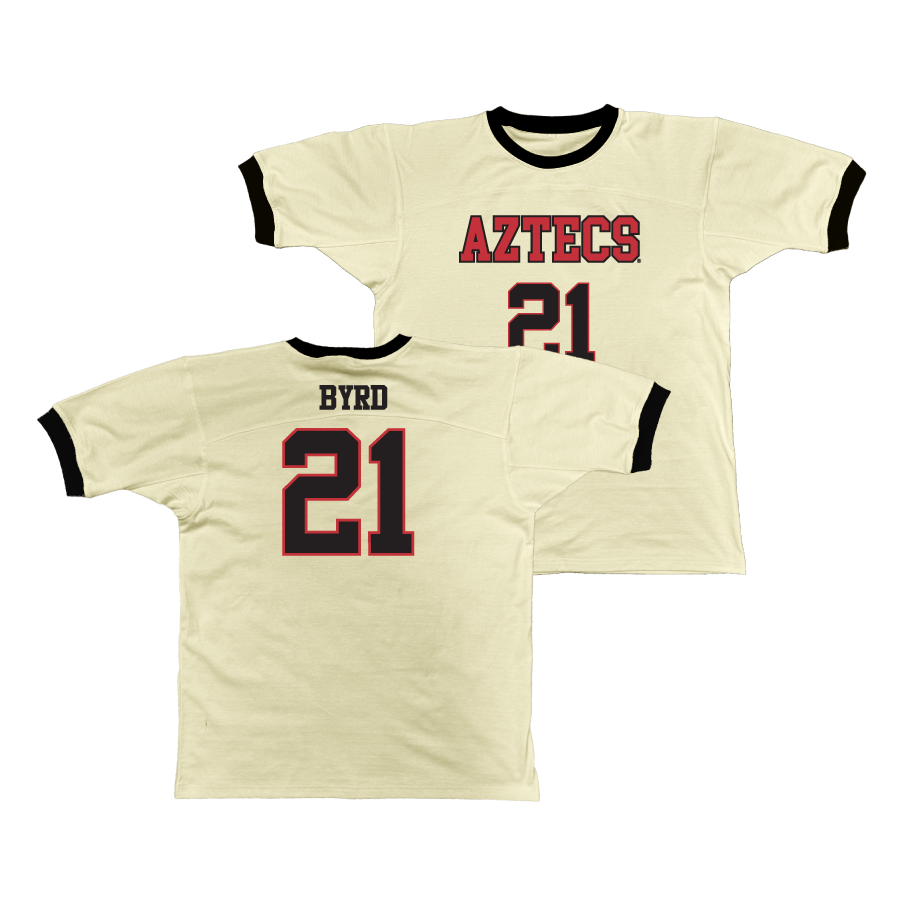 SDSU Retro Ringer Tee - Miles Byrd #21