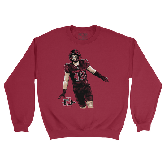 EXCLUSIVE RELEASE - Brady Anderson Illustrated Red Crew