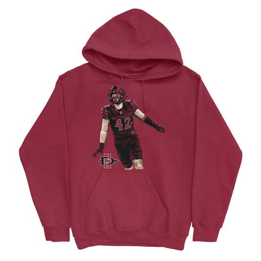 EXCLUSIVE RELEASE - Brady Anderson Illustrated Red Hoodie