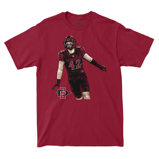 EXCLUSIVE RELEASE - Brady Anderson Illustrated Red Tee