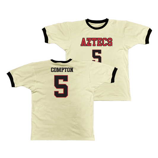 SDSU Retro Ringer Tee - Pharaoh Compton