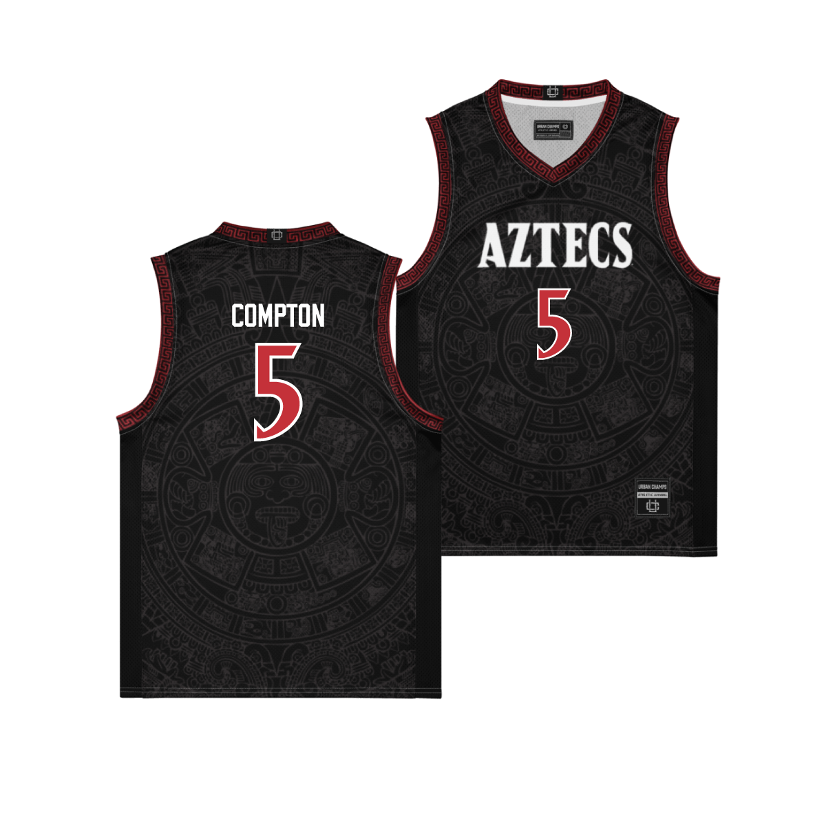 SDSU Mens Basketball 2025 Campus Edition Jersey - Pharaoh Compton