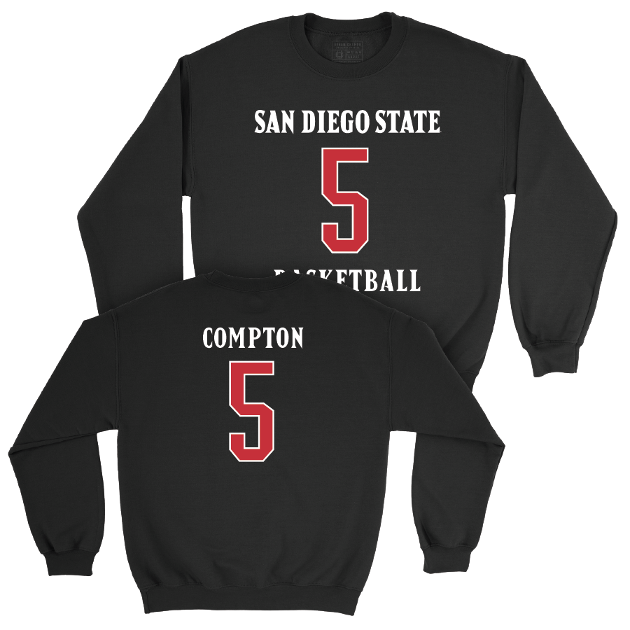 SDSU Men's Basketball Black Sideline Crew  - Pharaoh Compton