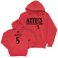 SDSU Men's Basketball Red Staple Hoodie  - Pharaoh Compton