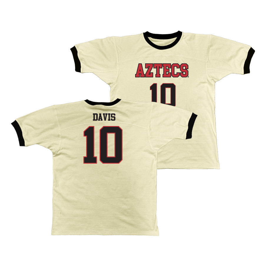 SDSU Retro Ringer Tee - BJ Davis #10