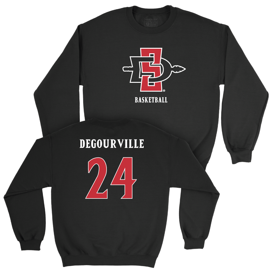 SDSU Men's Basketball Black Mark Crew  - Taj Degourville