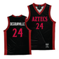 SDSU Men's Black Basketball Jersey  - Taj Degourville