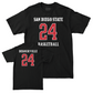 SDSU Men's Basketball Black Sideline Tee  - Taj Degourville