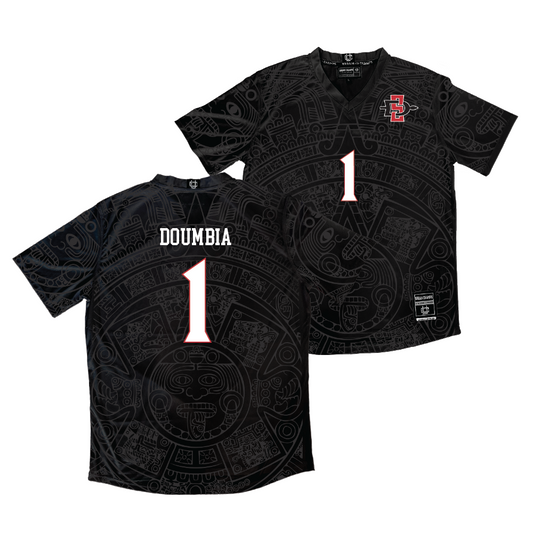 SDSU Men's Soccer Black Jersey - Djibril Doumbia #00