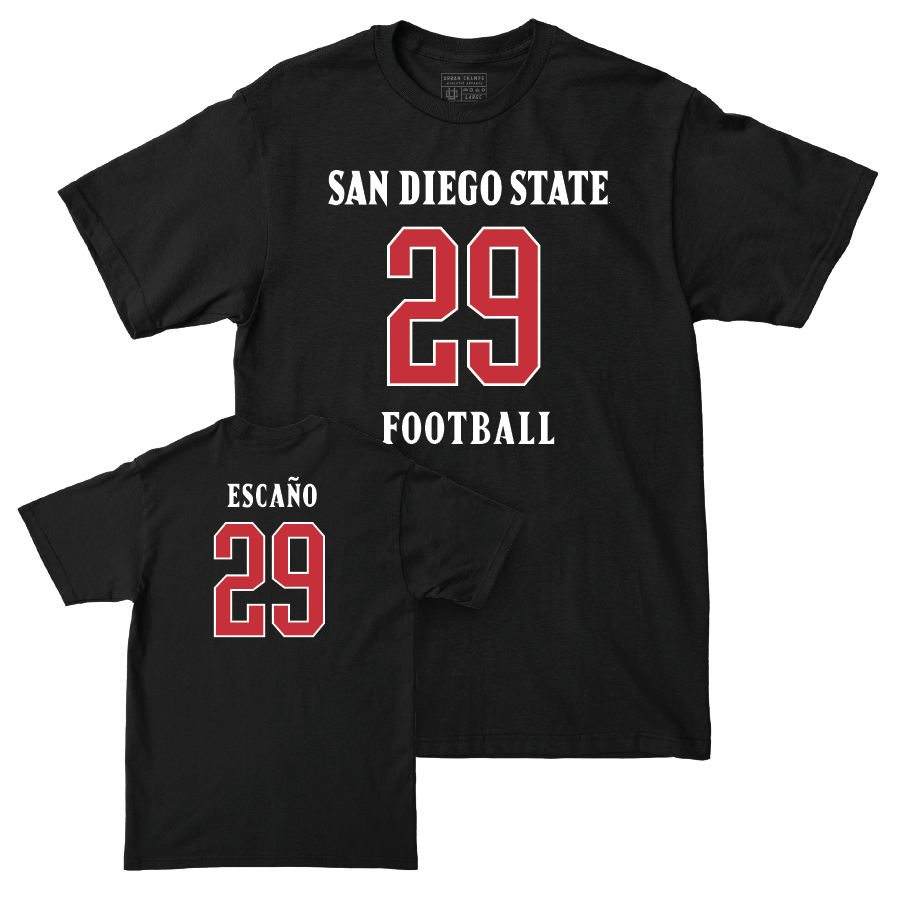 SDSU Football Black Sideline Tee   - Arnold Escaño