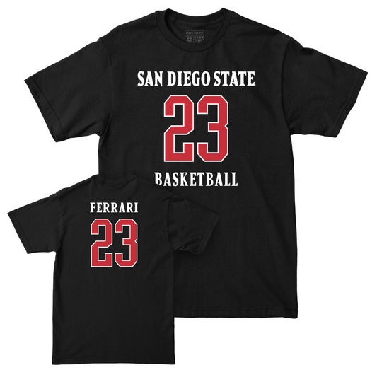 SDSU Men's Basketball Black Sideline Tee  - Kimo Ferrari