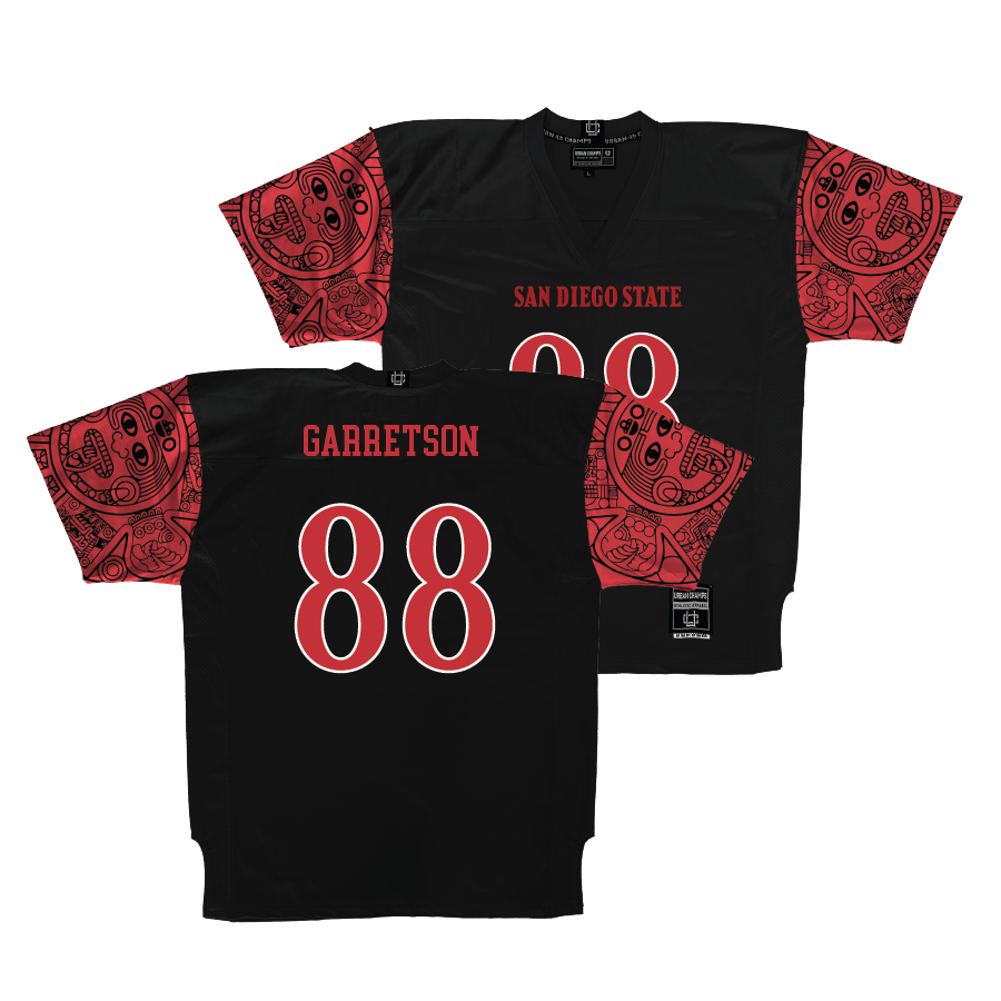 SDSU Football Black Jersey   - Gabe Garretson