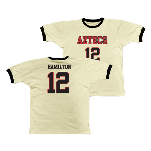 SDSU Retro Ringer Tee - Kaelyn Hamilton