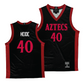 Men's Black Basketball Jersey - Miles Heide | #40