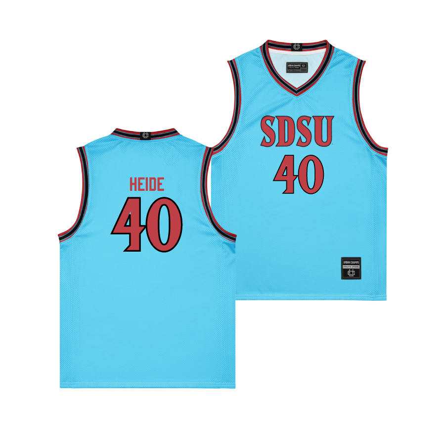 SDSU Turquoise Native American Heritage Jersey - Miles Heide