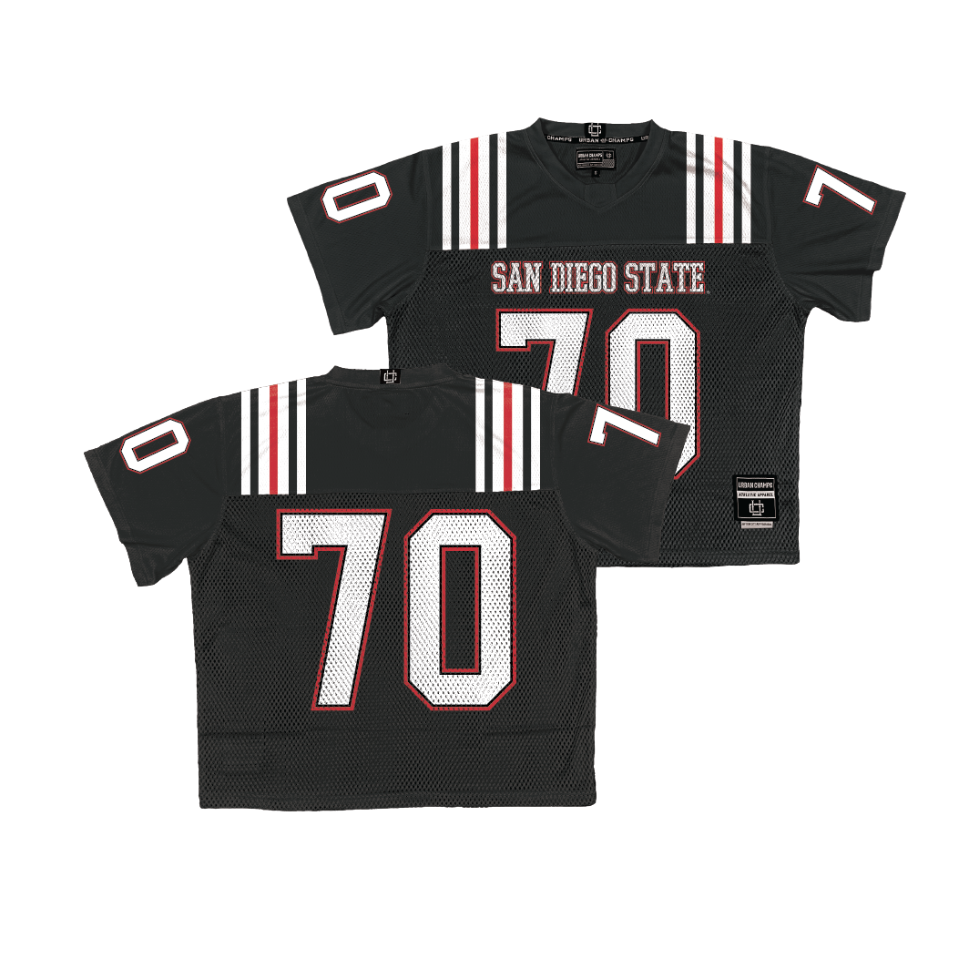 San Diego State Throwback Football Jersey - Christian Jones | #70