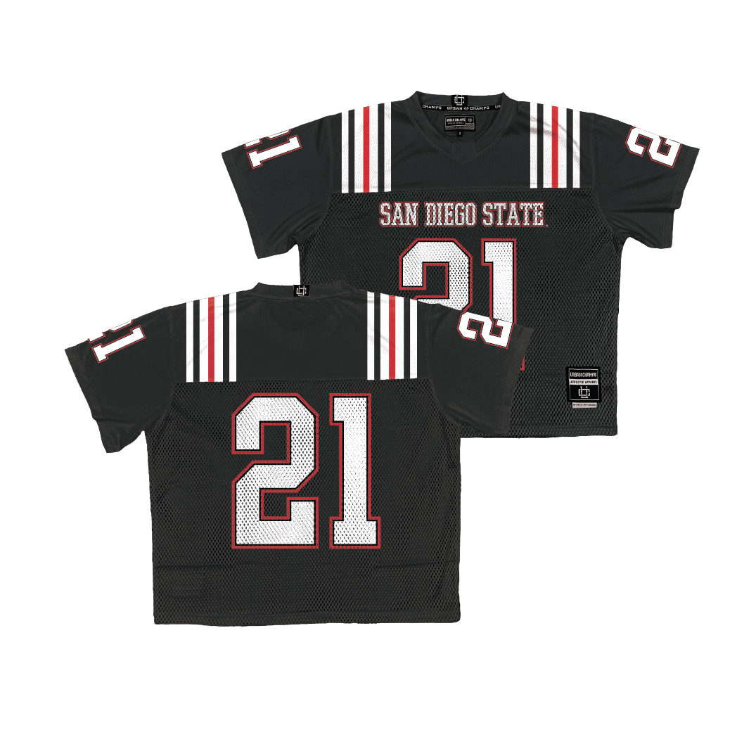 San Diego State Throwback Football Jersey - Tanoai Letuli | #21