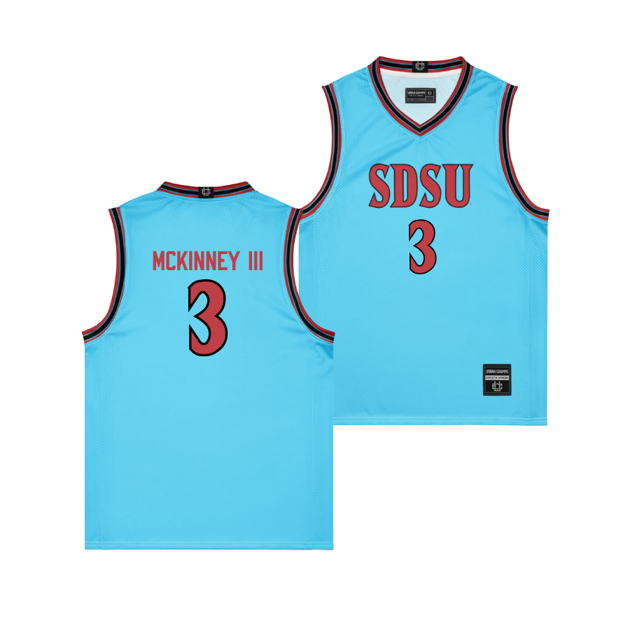 SDSU Turquoise Native American Heritage Jersey - Wayne McKinney III