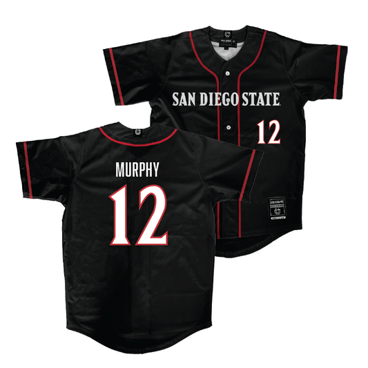 SDSU Softball Black Jersey - AJ Murphy | #12