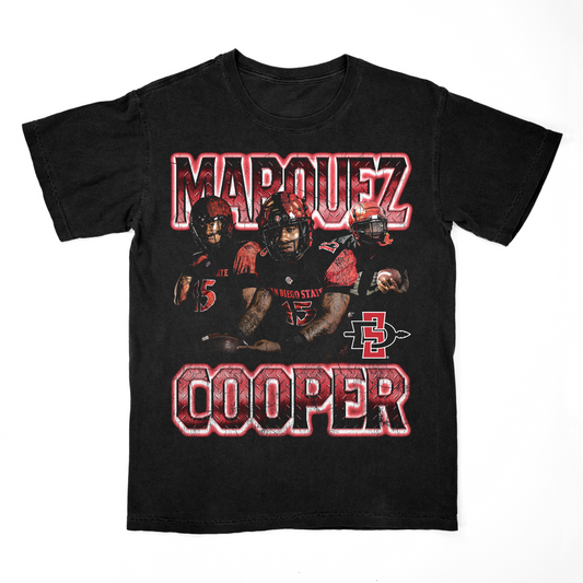 EXCLUSIVE RELEASE - Marquez Cooper Throwback Black Tee