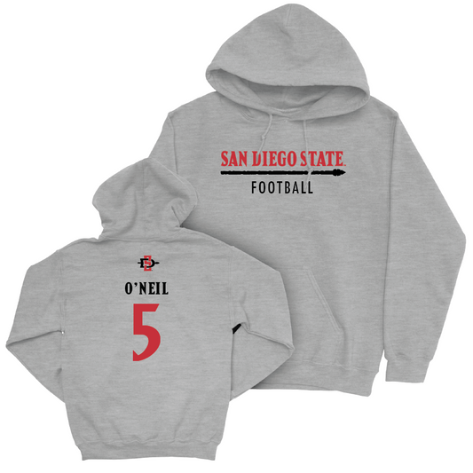 SDSU Football Sport Grey Classic Hoodie   - Danny O’Neil