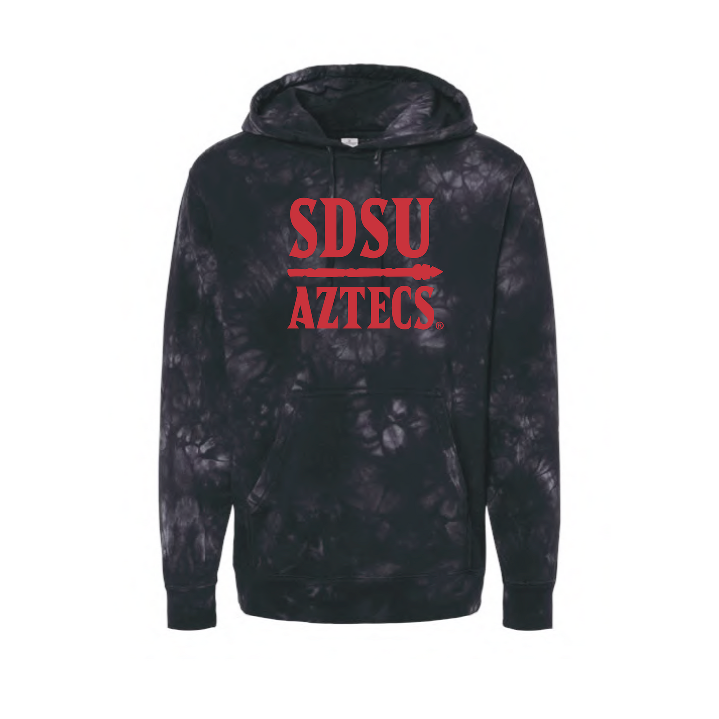 Tie Dye Football SDSU Spear Hoodie - Chris Johnson