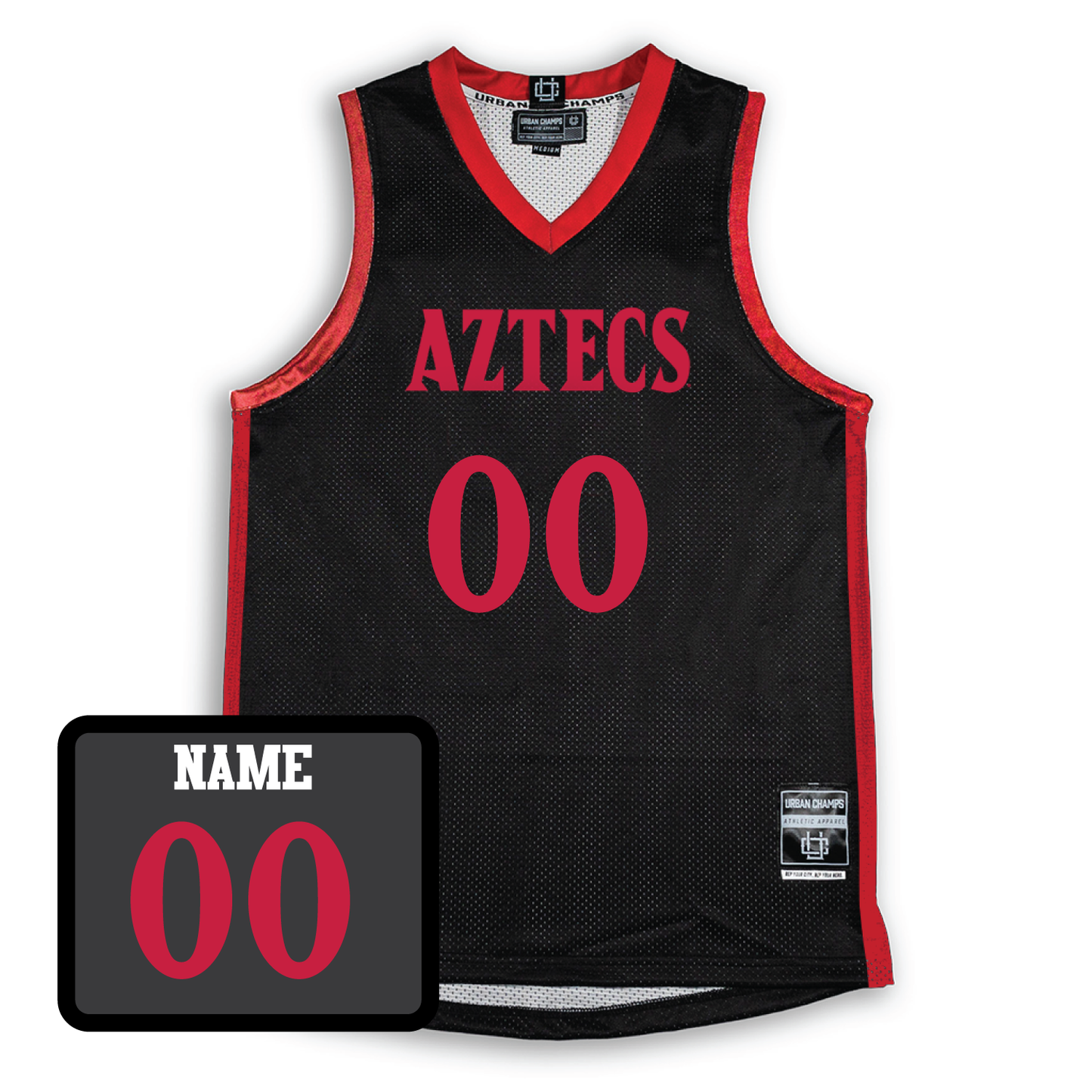 Men's Basketball Black Aztecs Jersey - Cade Alger