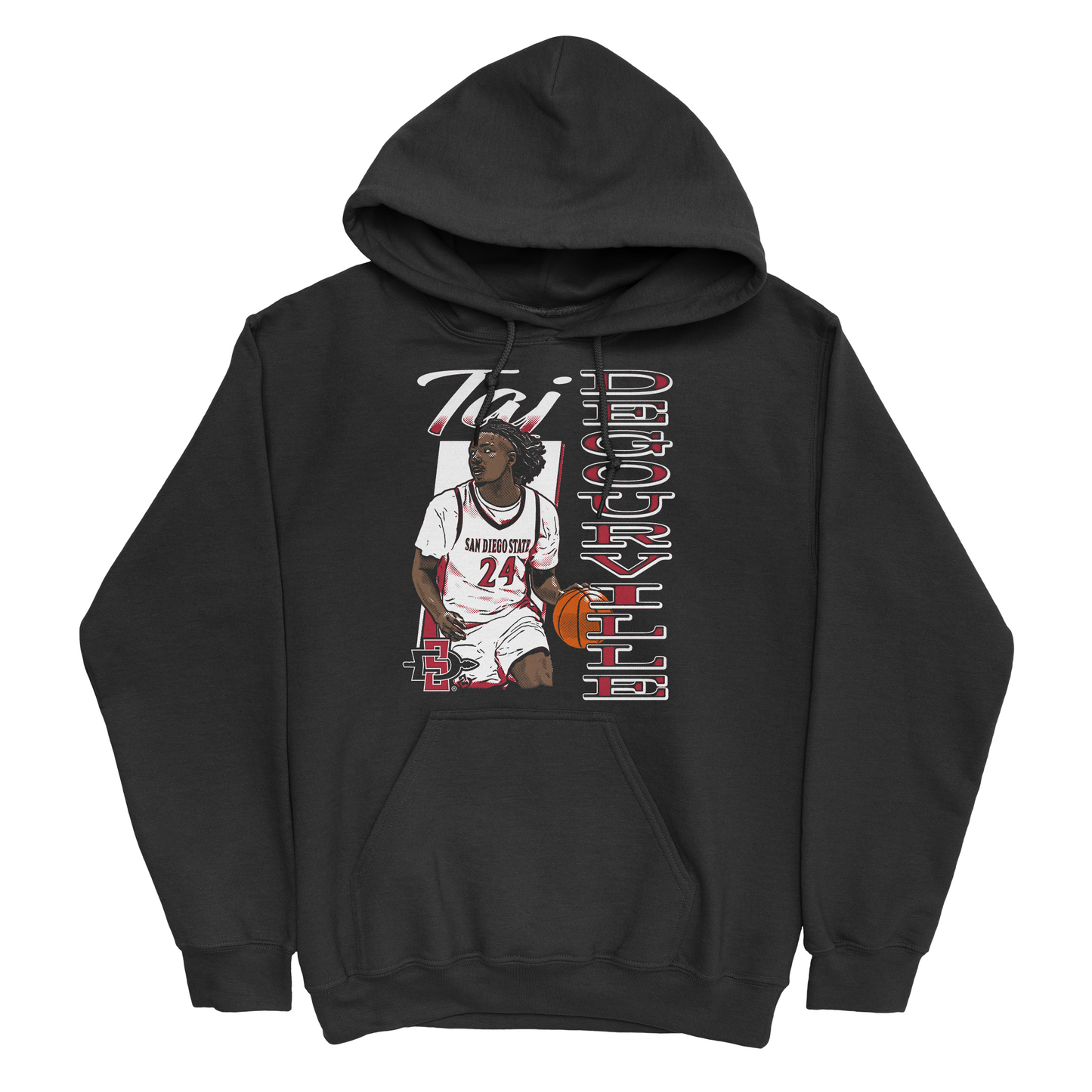 EXCLUSIVE RELEASE: Taj Degourville Illustrated Black Hoodie