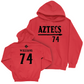 SDSU Football Red Staple Hoodie   - Nate Williams