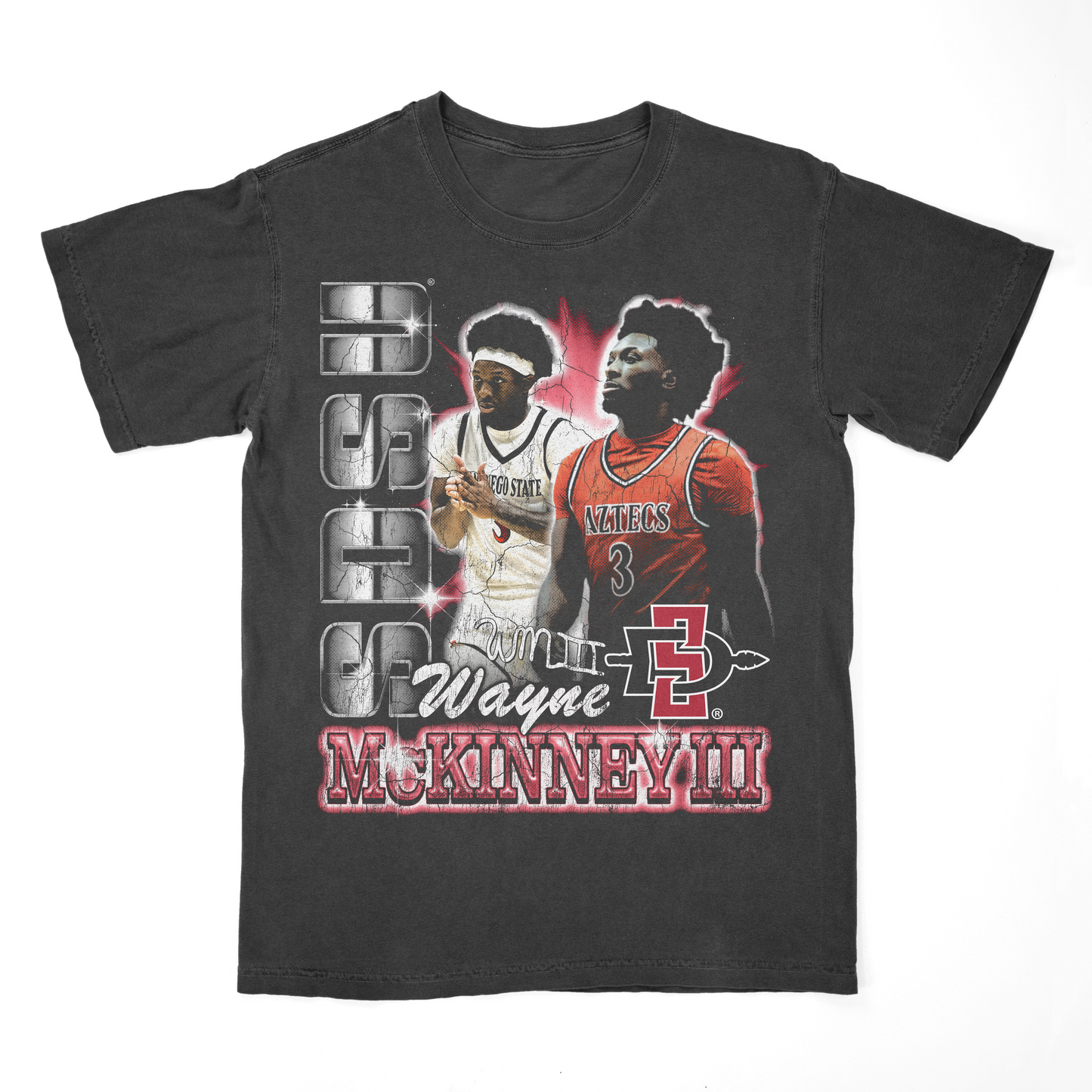 EXCLUSIVE RELEASE: Wayne McKinney III 90s Graphic Black Tee