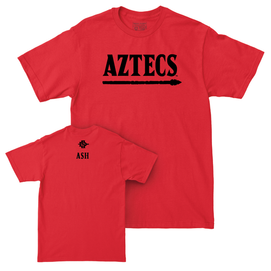 SDSU Women's Track & Field Red Staple Tee  - Sydney Ash