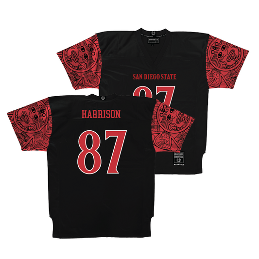 SDSU Football Black Jersey   - Michael Harrison