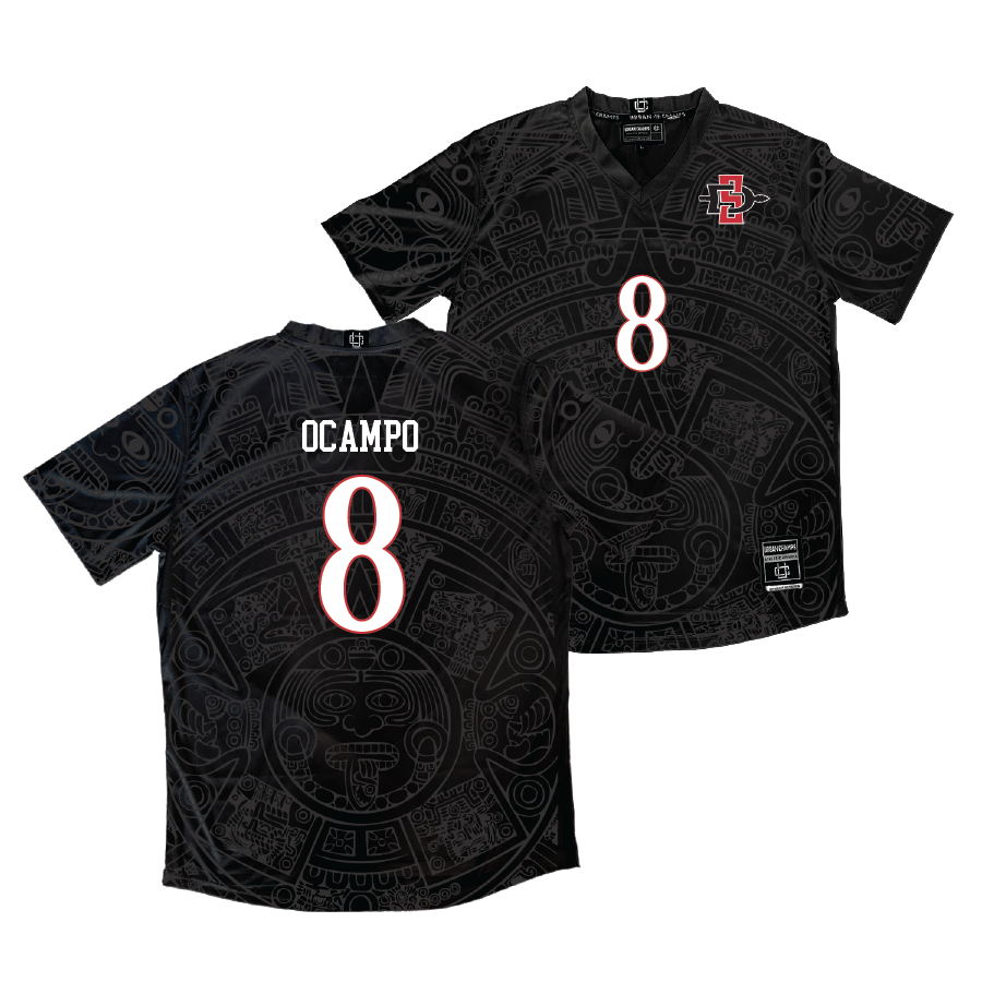 SDSU Women's Soccer Black Jersey  - Alexys Ocampo