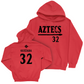 SDSU Baseball Red Staple Hoodie   - Joshua Quezada