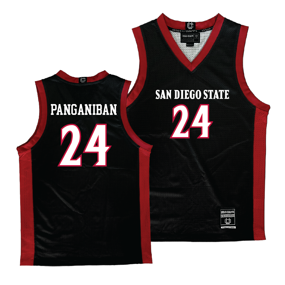 SDSU Women's Black Basketball Jersey  - Naomi Panganiban