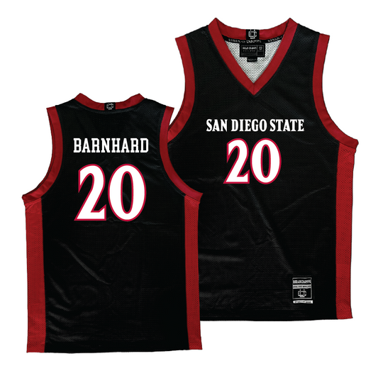 SDSU Women's Black Basketball Jersey  - Bailey Barnhard