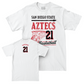 SDSU Women's Basketball White Hardwood Comfort Colors Tee  - Natalia Martinez