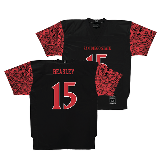 SDSU Football Black Jersey   - Tayvion Beasley