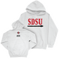 SDSU Women's Track & Field White Staple Hoodie  - Sydney Ash