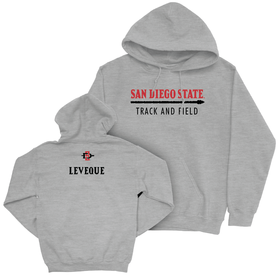 SDSU Women's Track & Field Sport Grey Classic Hoodie  - Jordan Leveque