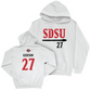 SDSU Women's Soccer White Staple Hoodie  - Charlie Gerson