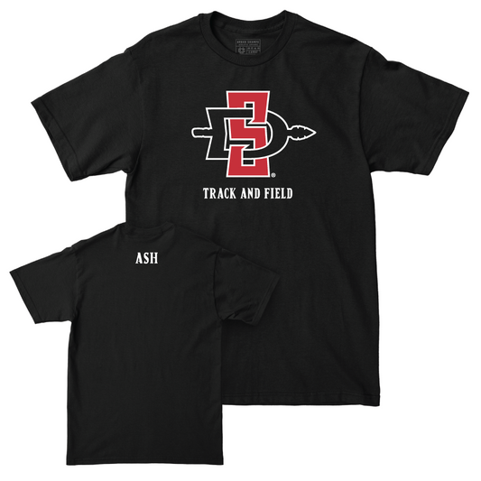 SDSU Women's Track & Field Black Mark Tee  - Sydney Ash