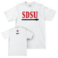 SDSU Women's Track & Field White Staple Comfort Colors Tee  - Sydney Ash