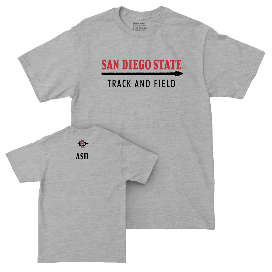 SDSU Women's Track & Field Sport Grey Classic Tee  - Sydney Ash